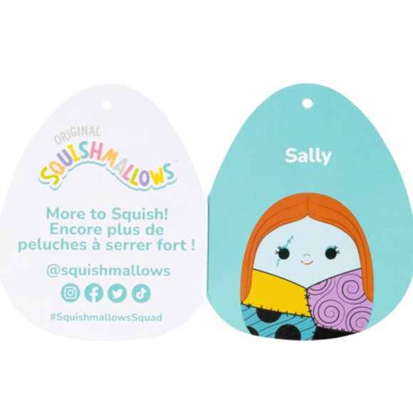 Squishmallows Set Disney Nightmare Before Christmas Jack Sally & Zero 6.5 in NWT - Picture 10 of 14